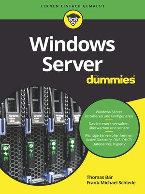cover image of Windows Server f&uuml;r Dummies